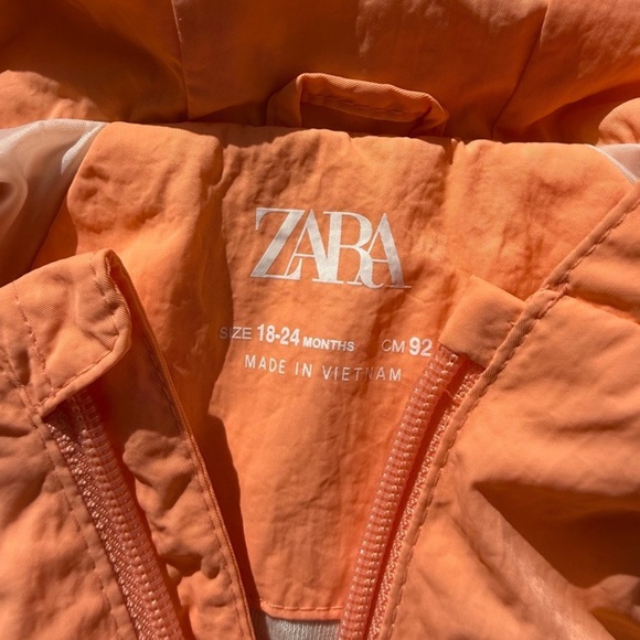 NWT ZARA 18-24m 2T kids boys girls water repellent lightweight  jacket - Picture 2 of 5
